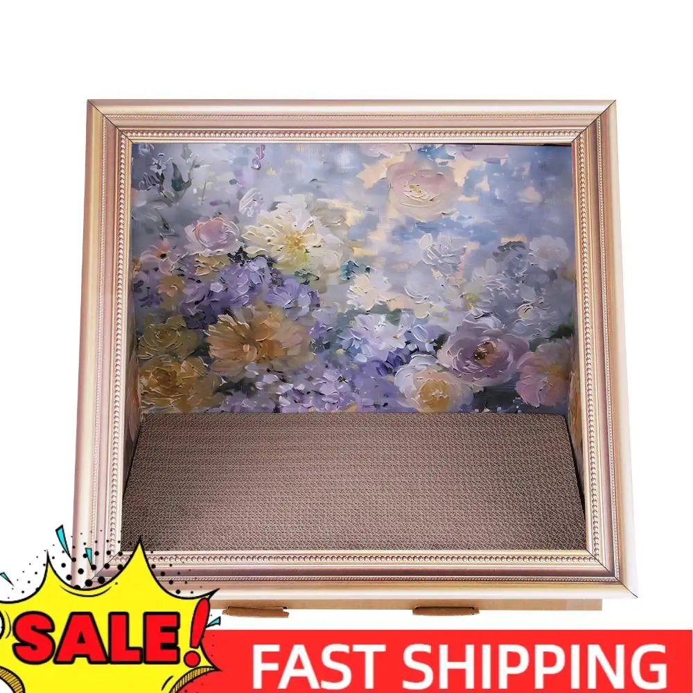 

3D картина маслом, доска с кошачьими когтями, многоразовая рамка для масляной живописи, кошачье гнездо, дышащая картонная фоторамка, кровать для кошек, подарки для домашних животных