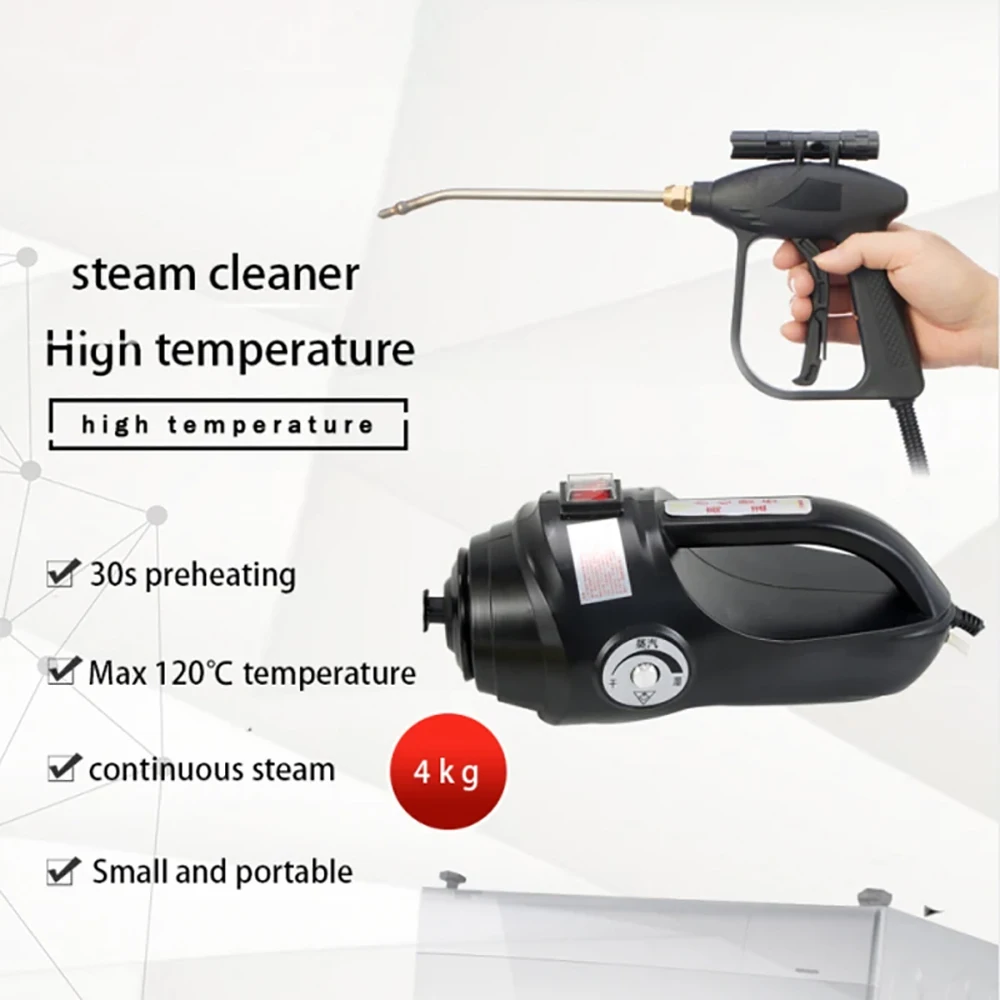 2600W pulitore a vapore ad alta temperatura condizionatore d\'aria cucina olio macchia idropulitrice auto Steaming Cleaner Jet lavatrice