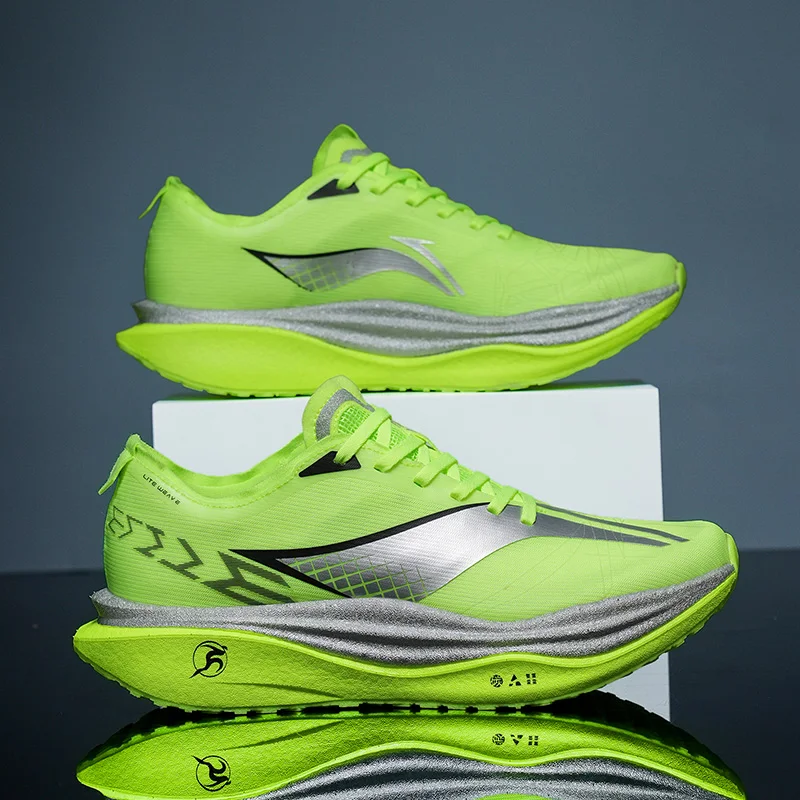 Marathon Carbonplatte Luftpolster Herren Sportlaufschuhe Atmungsaktive Leichte Damen Bequeme Athletische Rutschfeste Sneakers – Detail 5