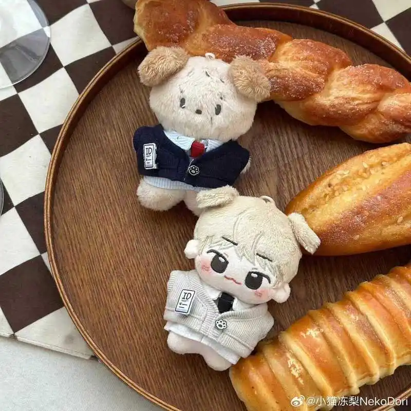 

10cm cotton doll clothes cotton doll hand diy school uniform suit change doll clothes without attribute Kawaii change for