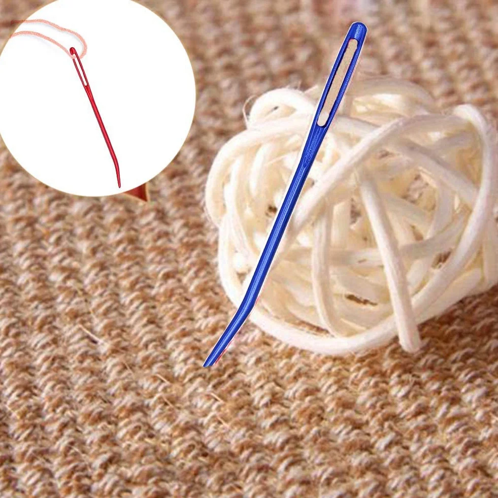 8PCS Yarn Needle,Weaving Needle Tapestry Needle Bent Needles for Crochet Large Eye Darning Needles for Knitting CrochetJAS