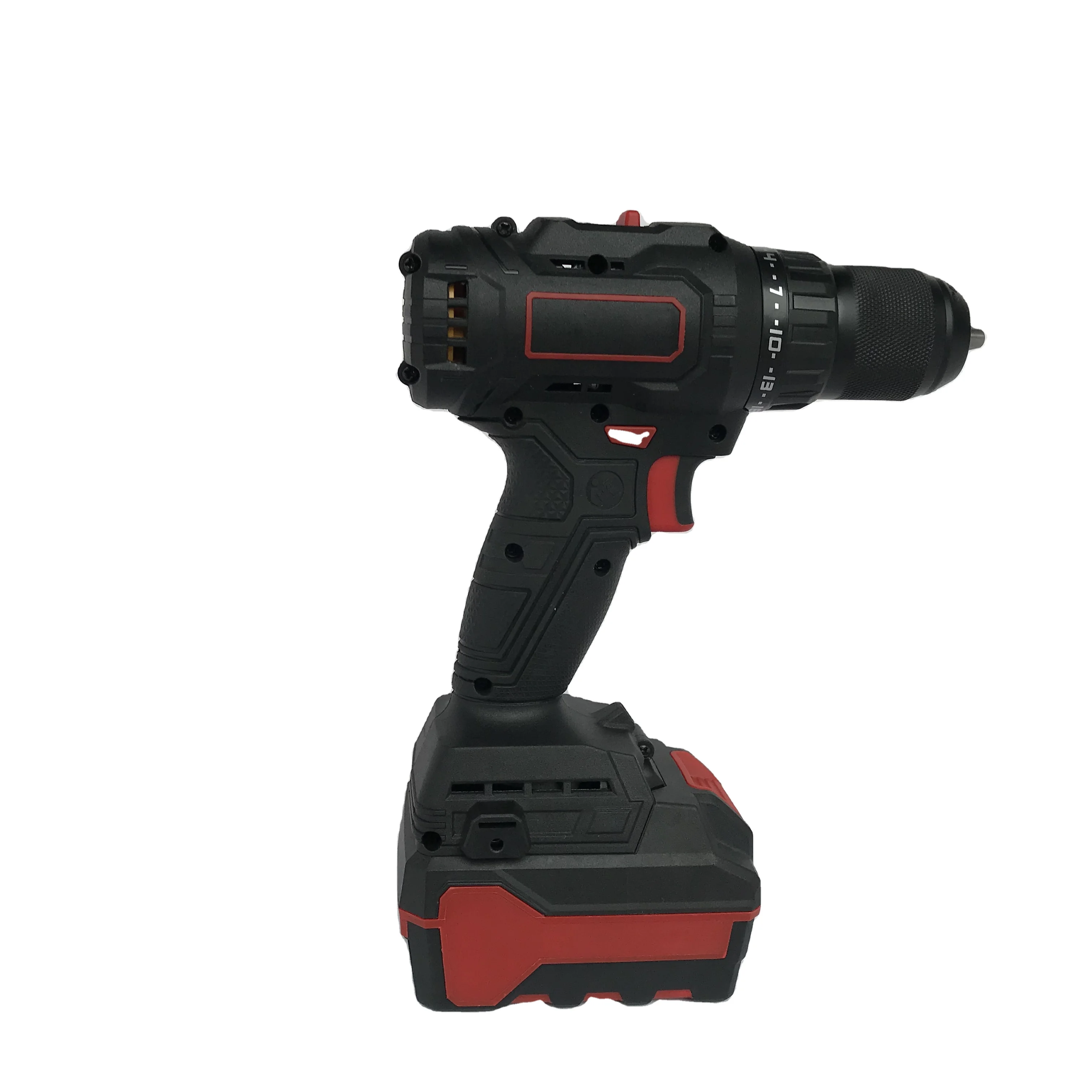 Durable 20V Li-Ion Battery 3000mah Brushless Electric Drill Two-Speed Adjustment Cordless for Industrial & DIY Use OEM Supported