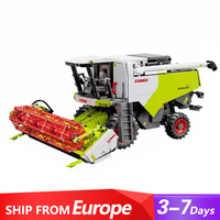 CLAAS Dominator 370 Combine harvester 1:17 Model Building Blocks,With Motor 4567 PCS MOC Building Blocks Brick Adults Kids Gift