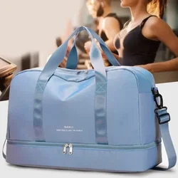 Bolsa de equipaje ligera de gran capacidad, bolso de viaje, bolsas de mano de gimnasio, bolso de hombro Weekender durante la noche, 2024