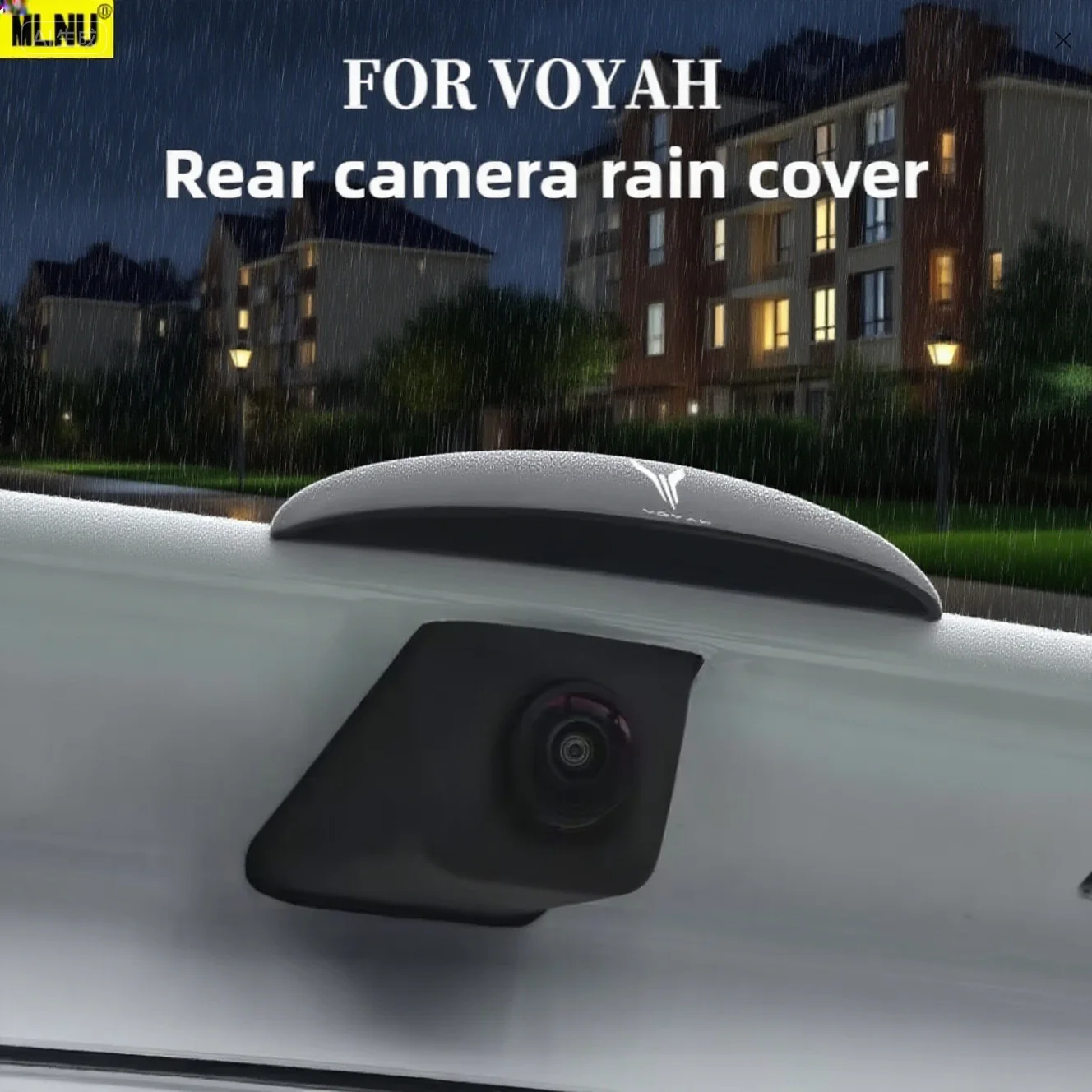 

For Voyah Accessories 2025/2024 Car Rear Camera Rain Cover Premium ABS, Dustproof & Waterproof,Adhesive Install 2022-2023