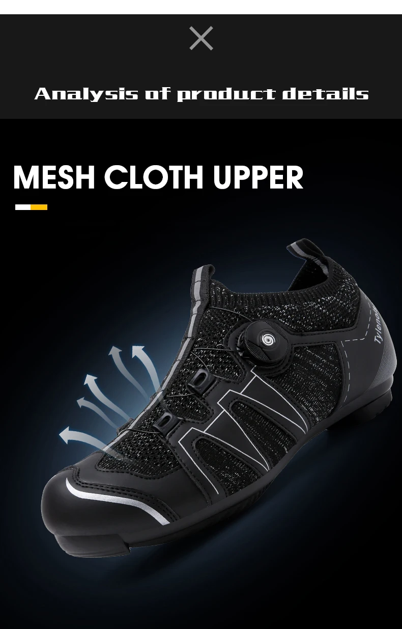 Männer MTB Radfahren Schuhe Atmungsaktive Stollen Rennrad Schuhe Racing Geschwindigkeit Turnschuhe Frauen Mountainbike Schuhe für Shimano SPD SL – Detail 4