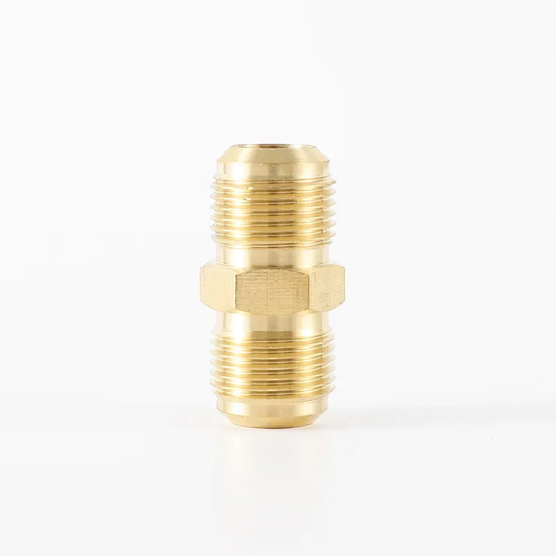 1 قطعة مكيف الهواء 1/4 3/8 1/2 5/8 3/4 SAE 45 ذكر مضيئة مستقيم الاتحاد اقتران النحاس المناسب البروبان الغاز الطبيعي