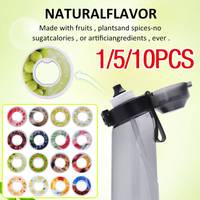 1-10PCS Air Flavor Pods 0 Sugar Air Pods Water Bottle Scented Pods Drinking Bottle Fruit Fragrance Rings Water Cup Fragrant Ring