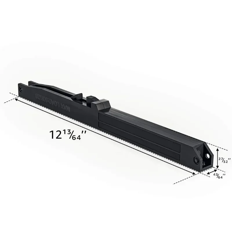 Pendurado Rail Track Kit para deslizar porta de celeiro, mecanismo macio Fechar, Hardware para amortecedor, 88-132 libras