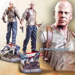 Die Hard Full Resin Figure 1/24 Scale 75mm Assemble Miniature Model Kit Unassembled Unpainted Diorama Toys