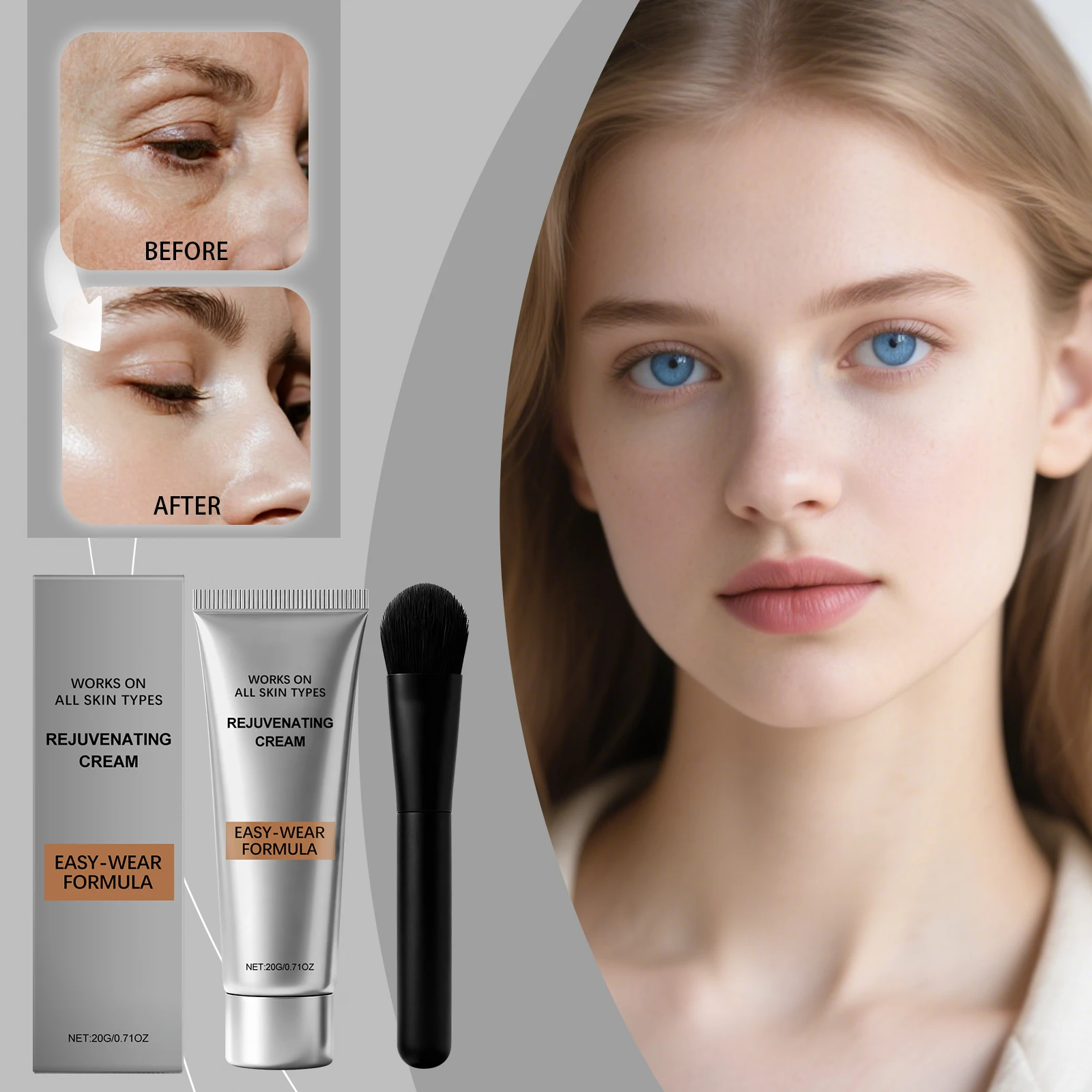 Gentle Nourishing Eye Massage Cream – Hydrating & Smoothing Daily Eye Care