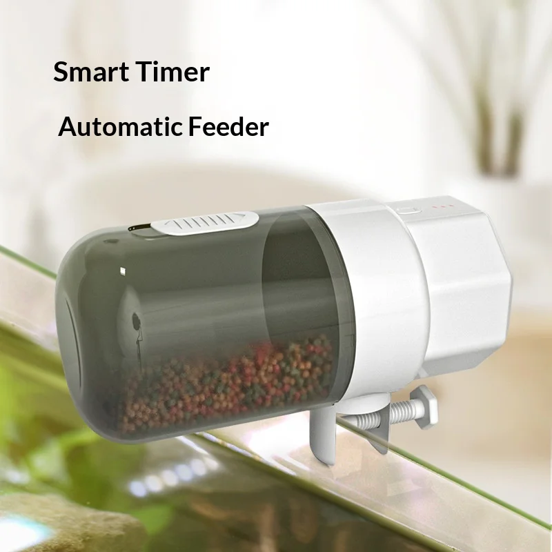 Alimentador automático de peces con temporizador inteligente, USB - imagen 2