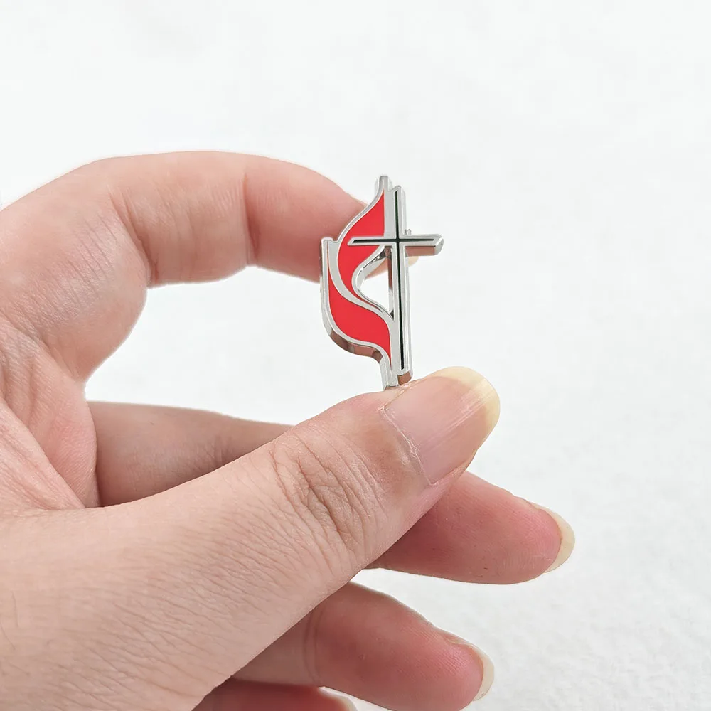دبوس معدني مطلي بالمينا للكنيس - مراجعة Embroidery Icon وسعره
