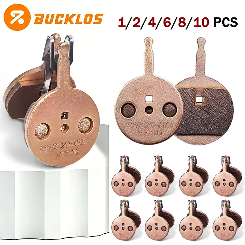 

BUCKLOS Mountain Bike Sintered Metal Brake Pads Ultra Wear-resistant Hydraulic Disc Pad Stable for AVID BB5 Bicycle Disk Pads