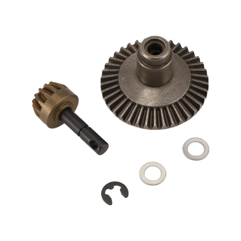 13T 38T Metal Crown Gear Motor Differential Main Gear Combo for Front Rear Axle AXIAL SCX10 90021 90022 Off-Road RC Truck Car