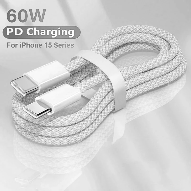 USB-C to USB-C 60W Fast Charging Cables (1M, 10/20-Pack) image