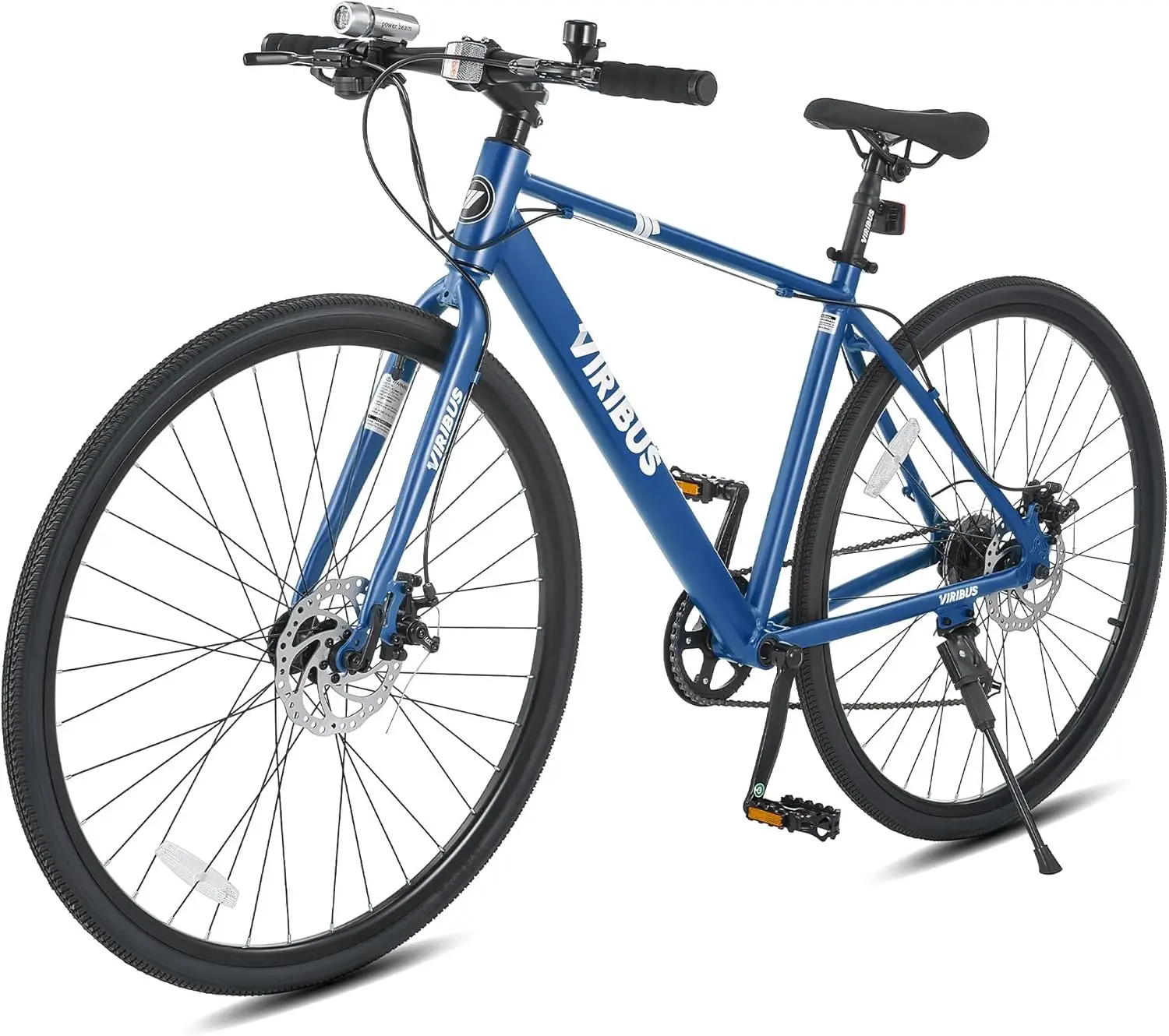 Hybrid Bikes, 28 inch Road Bike with Lightweight Aluminum Frame, 700C Hybrid Bicycle 7 Speed, Bicycles for Men Women