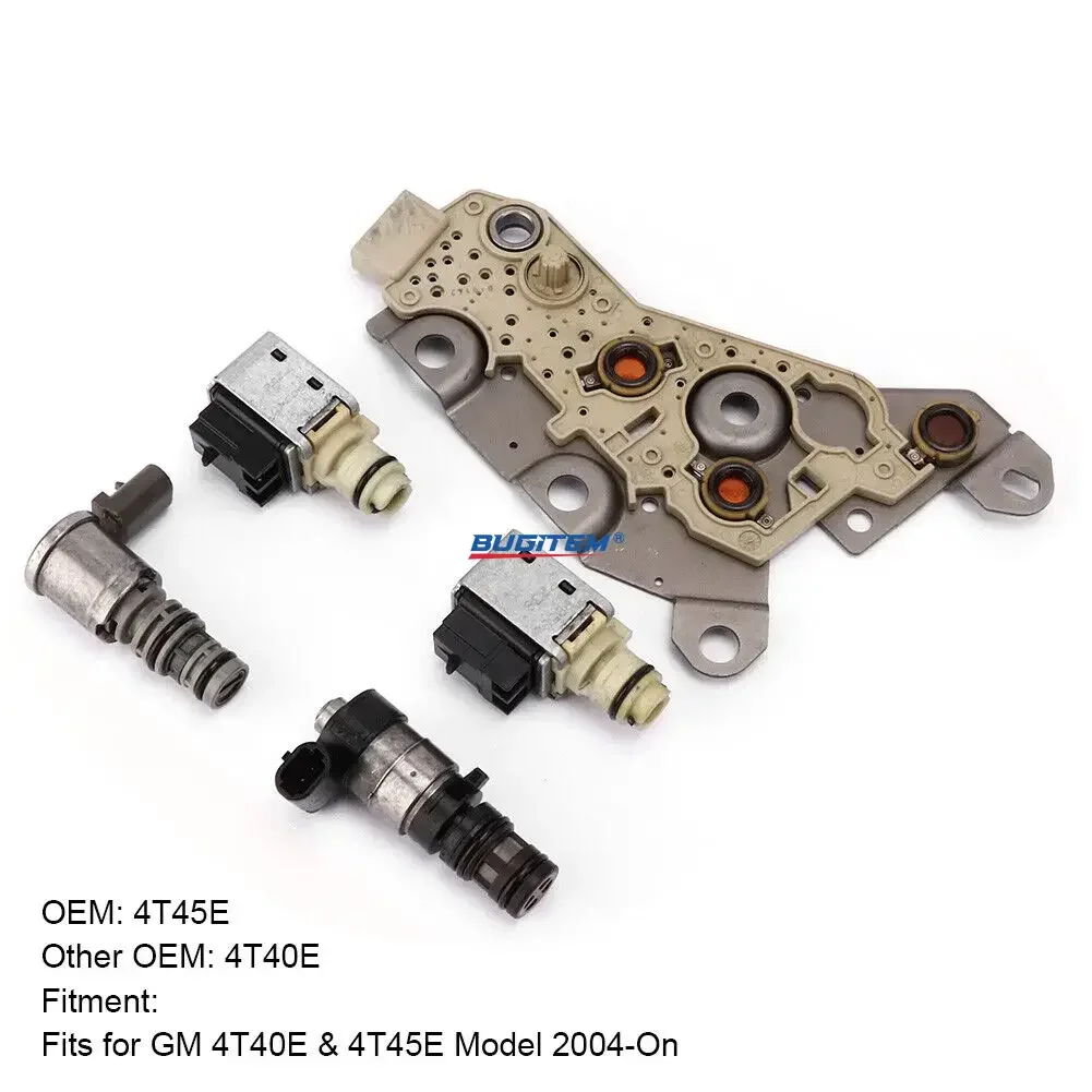 

1 Set 4T40E 4T45E Automatic Transmission Solenoid with Control Board For Chevy Cobalt HHR Malibu Pontiac Saturn L300 2004-On