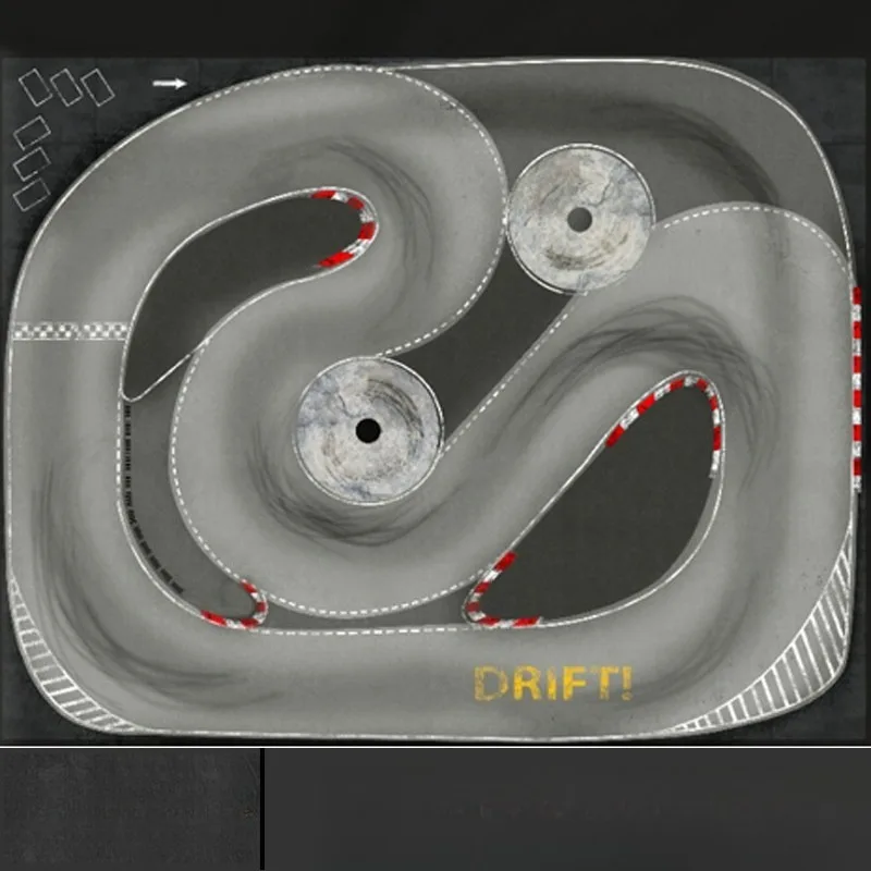 1/28 Mini-Z RC Drift Track Mat RW00 DRZ GLD BMX Radio Controlled Crawler Course Arena