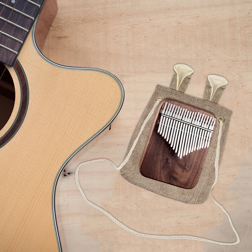

2 Pcs Bag Cloth Wear Resistant Kalimba Container Holder Wear resistant Container Portable Storage Thumb Piano Dustproof Concert