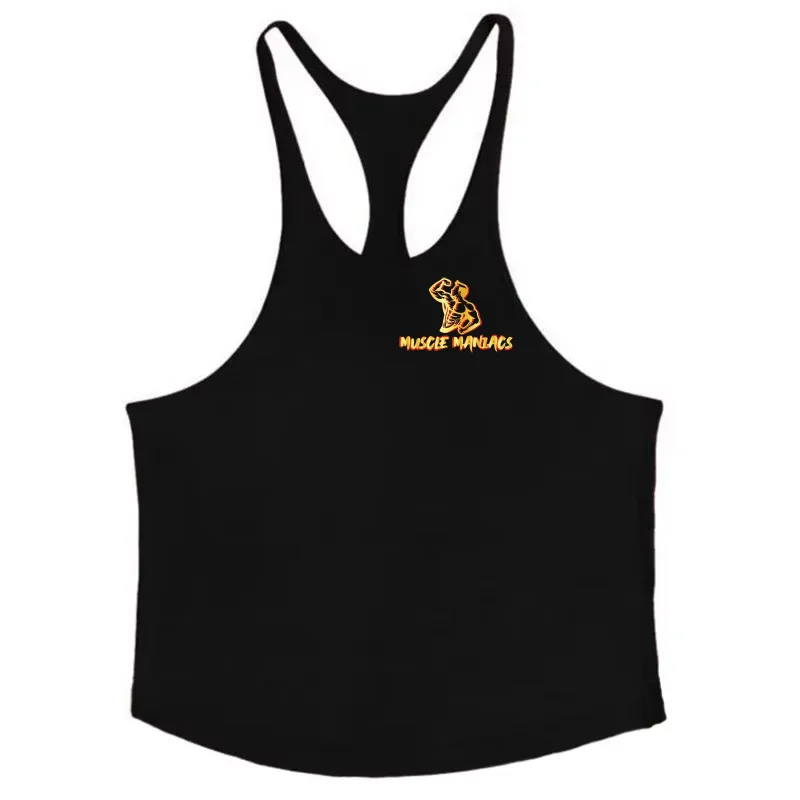 Chaleco sin mangas de culturismo para hombre para gimnasio: camiseta sin mangas, diseño específico para entrenamiento con tela duradera para entrenamientos de gimnasio