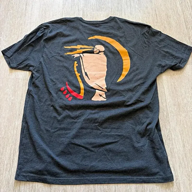 Forward Observations Group Men's Black Graphic Print Crew Neck T-Shirt XL