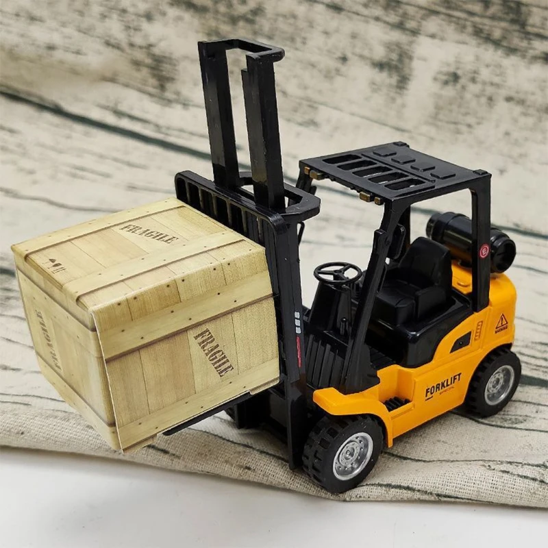 Realistic Forklift Truck Joint Model Friction Active for