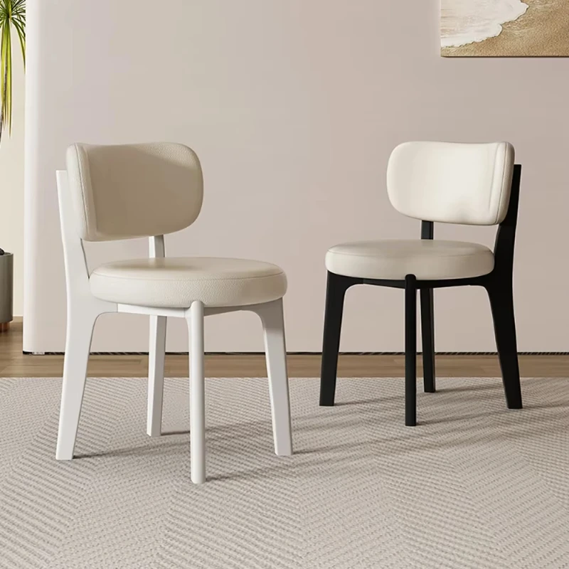 Set Of 4 Dining Chairs Luxury Simple Elegant Unique Quality Modern Dining Chair Comfortable Nordic Chaise Cuisine Furniture