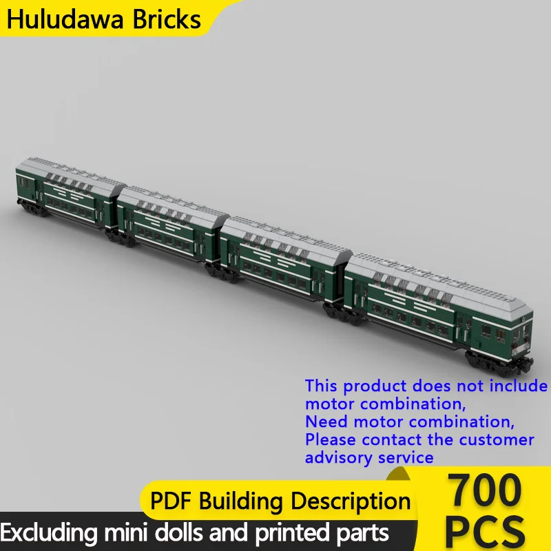 

Модель городской автомобиль MOC, строительные кирпичи, немецкий железнодорожный поезд, автомобиль, модульная технология, детские праздничные подарки, сборка игрушек, костюм