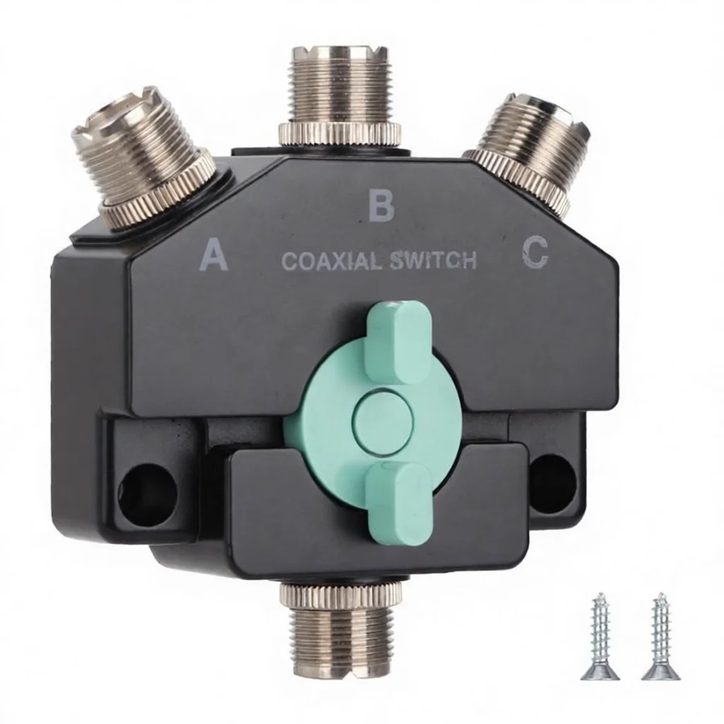 CX310 Antenna Switcher 3 Way Coaxial Splitter For Mobile Radio Shortwave Transceiver Manual Base Station Signal Distributor - view 4
