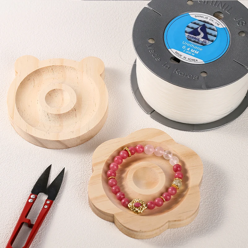 1 قطعة DIY بها بنفسك الخشب الطبيعي الديكور لوحة تصميم مناسبة لصنع المجوهرات أساور القلائد الحرف صينية العرض العملي #2