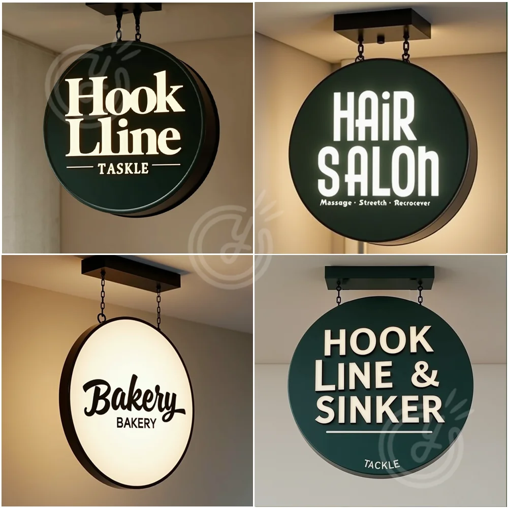 مخصص مصباح ليد تسجيل النيون شعار الاكريليك رسائل التصميم الشخصي لافتات علامات الأعمال المنزل جدار معدني صندوق مشرق الإعلان