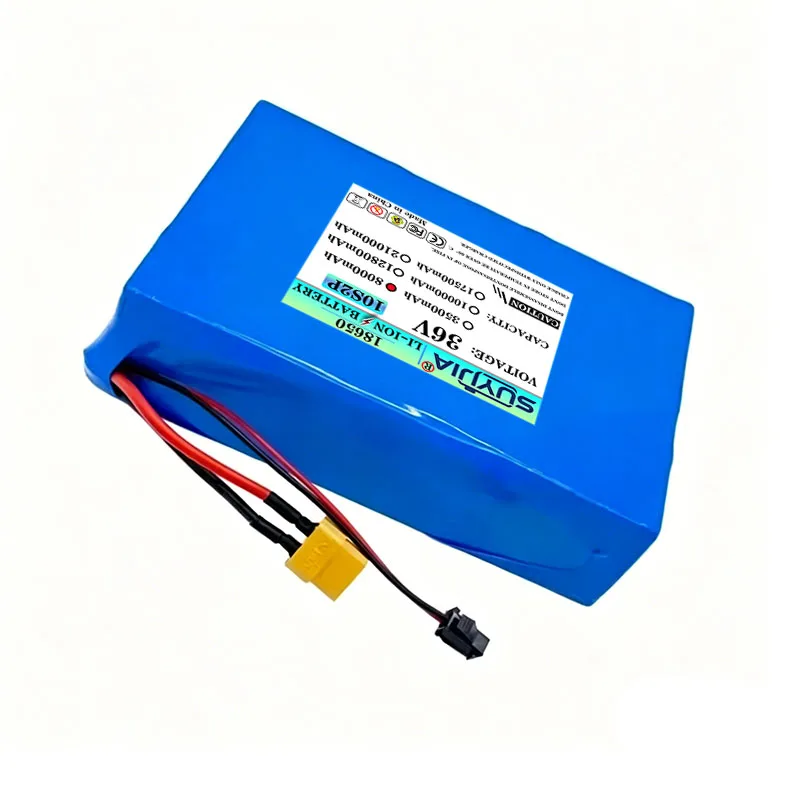 36V 8Ah 10S2P 18650 Lithium Battery, 8000mAh, Ultra-Thin Portable Car Battery, Built-in BMS System view 3