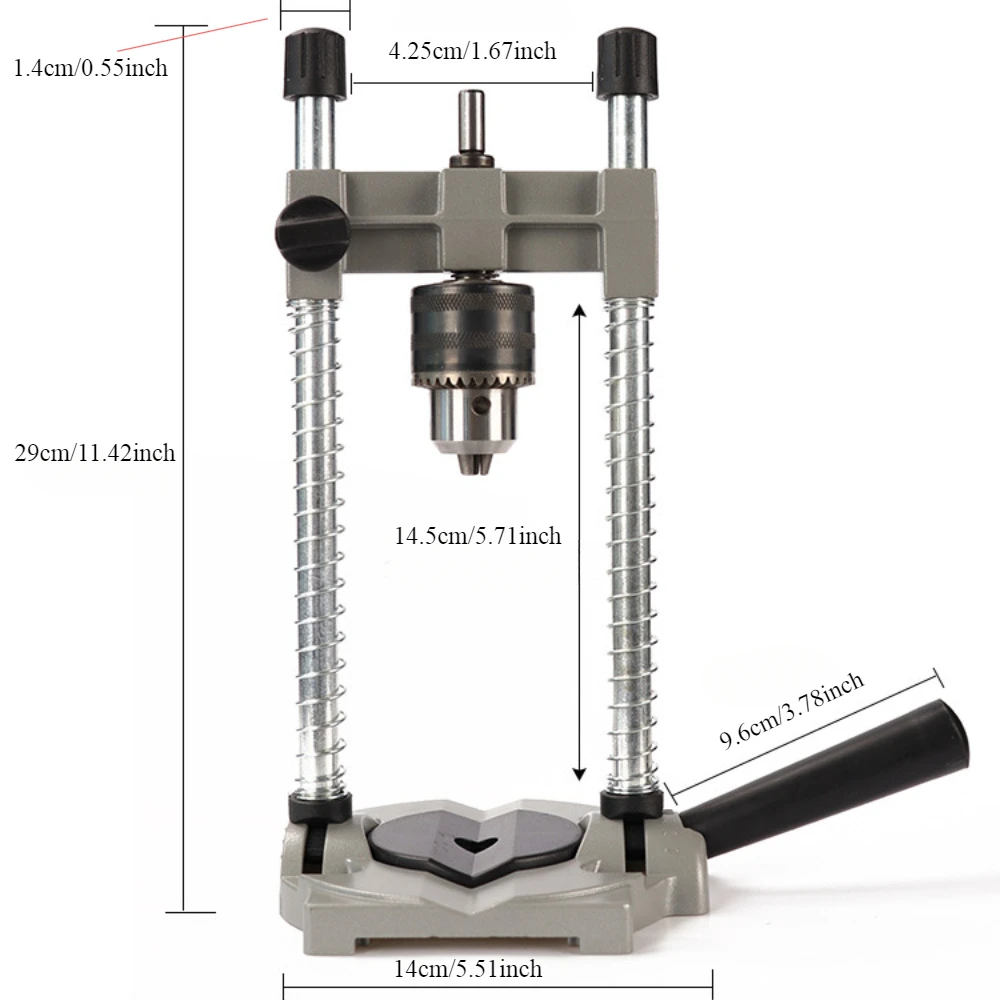 Ferramenta Elétrica Universal Stands, Broca Titular, Tubo Stand, Perfuração de Precisão, Multi Função, Portátil, Ajustável, Pequeno