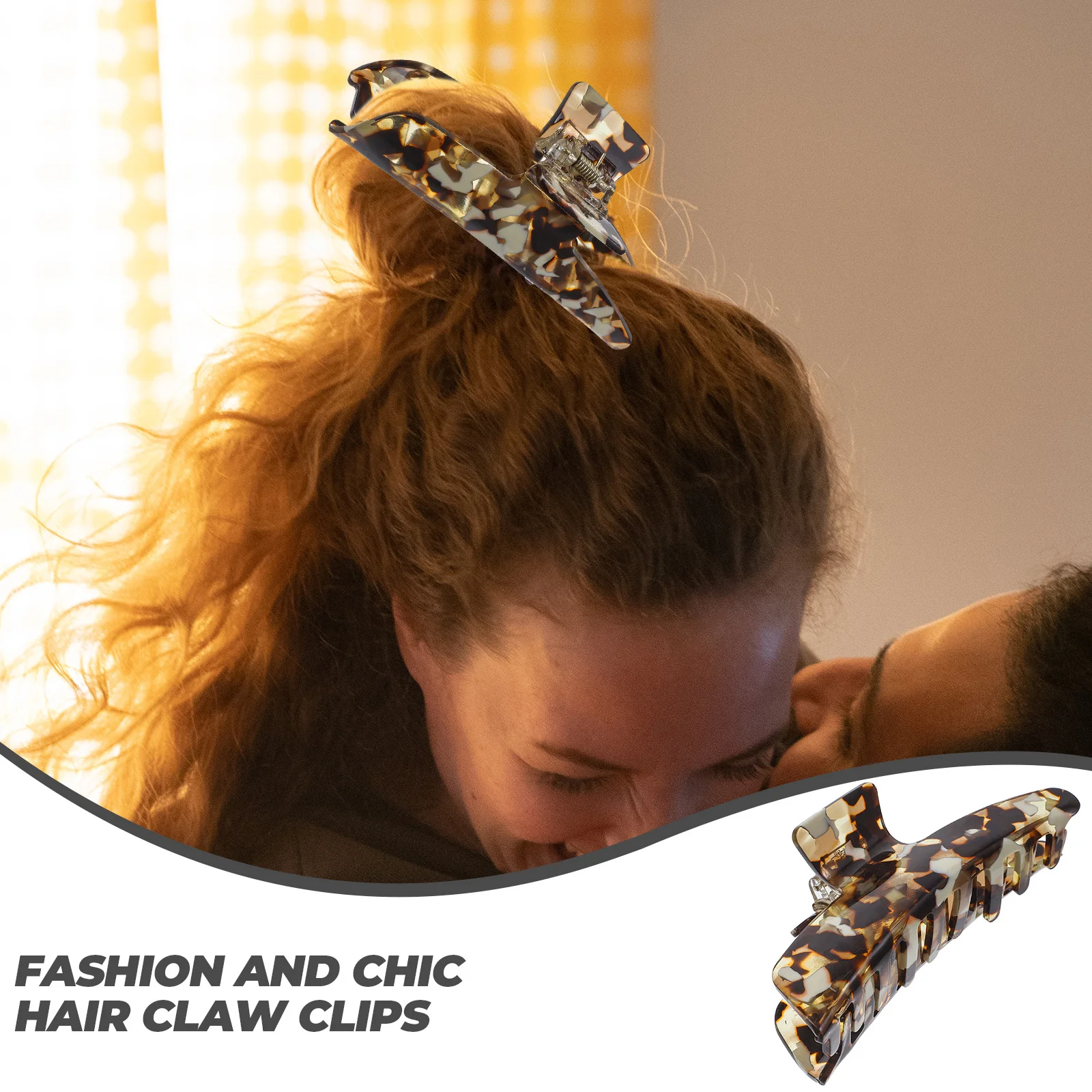 

Французский зажим для волос, прочный дизайн, зажим для челюсти для женщин, модный аксессуар для волос, идеально подходит для работы, банкета, ежедневных причесок