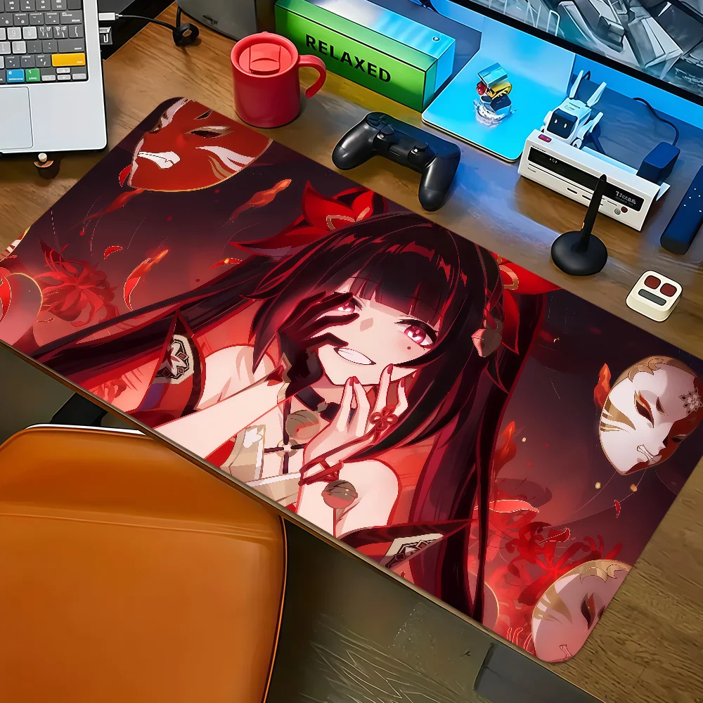 Sparkle Honkai Star Rail Mouse Pad Non-slip Lockedge Thickened Desktop MousePad Large Comfort Gaming Office Student