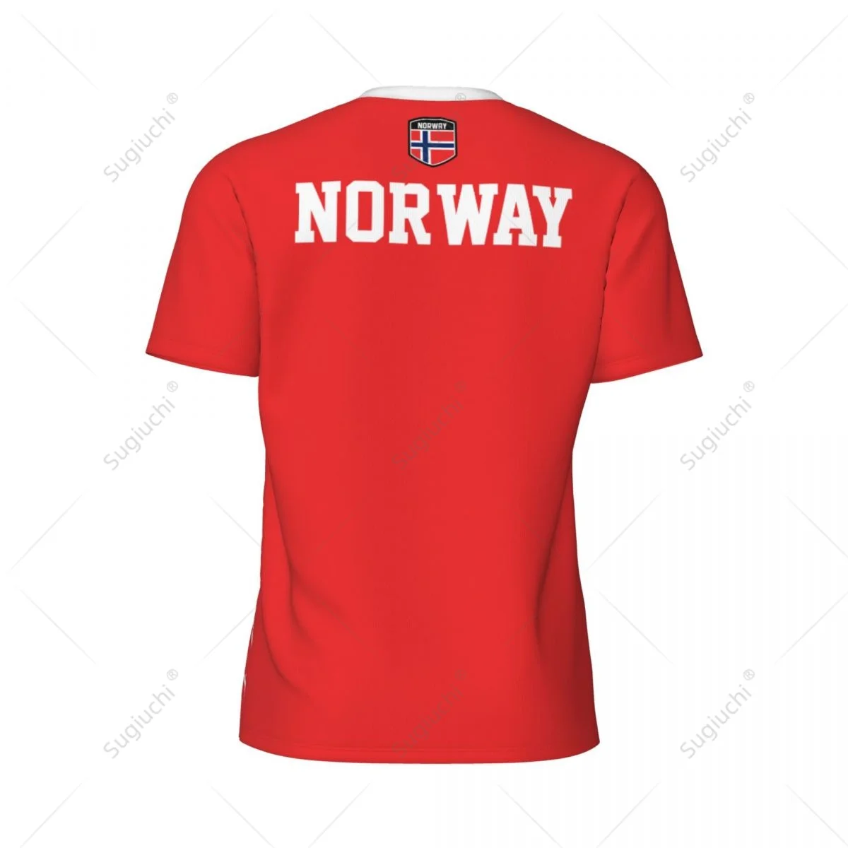 Exclusive design Norway Flag Grain 3D Printed Men For Running Bike Soccer Tennis Fitness Sports tshirt Mesh Fans Short T-shirt