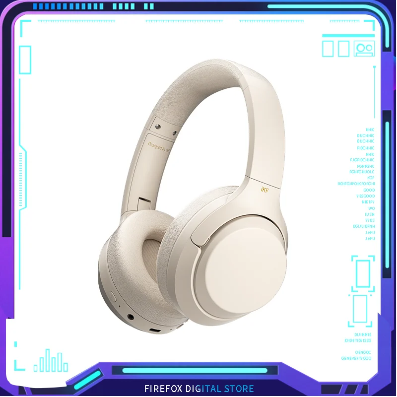 

IKF T1 Wireless Bluetooth Headset Super Long Standby Foldable HIFI Noise Reduction Waterproof IPX4 Headset Gamer Earphone Indoor