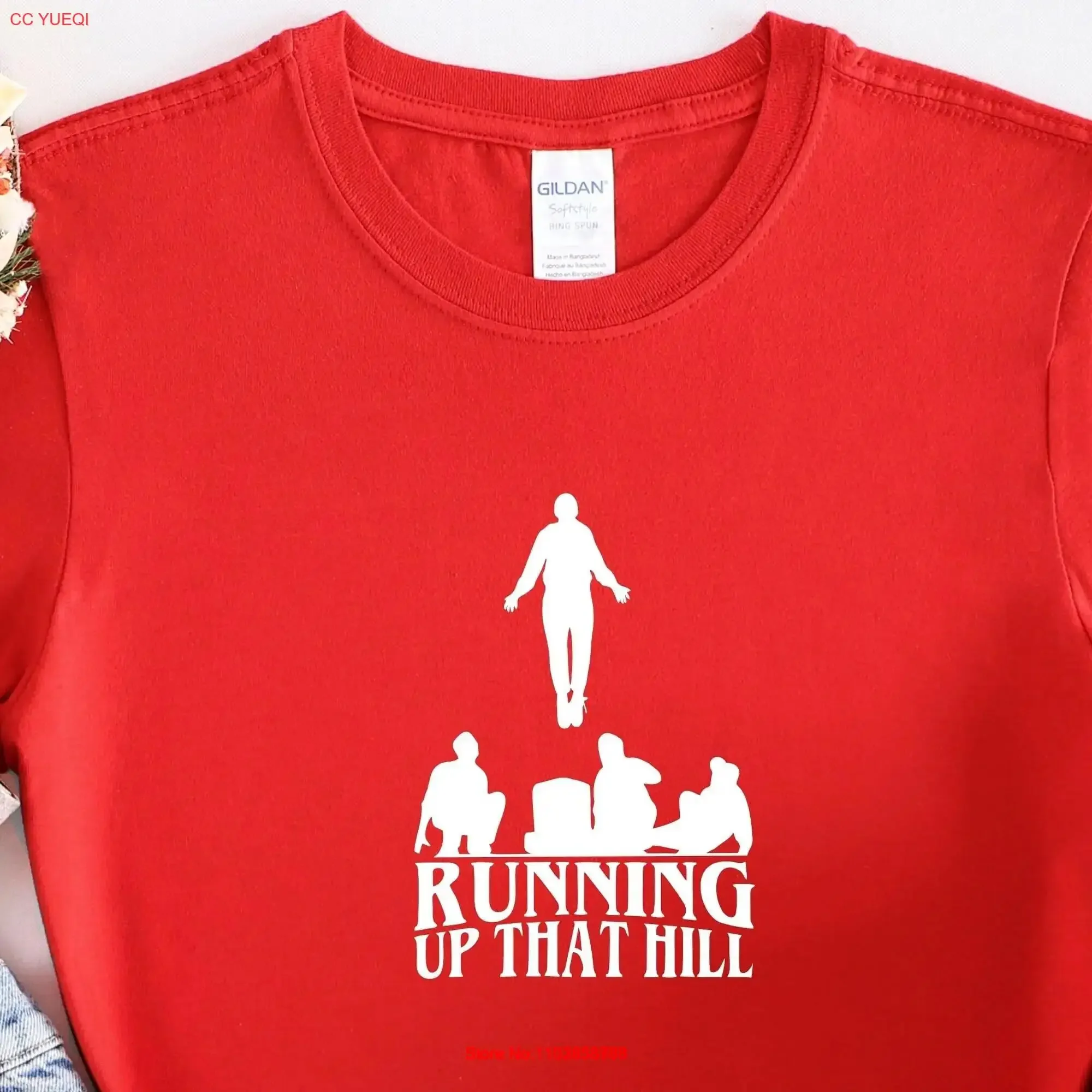 Running Up That Hill T Shirt Stranger SweaT Movie Fan Max Mayfield The Upside Down long or short sleeves