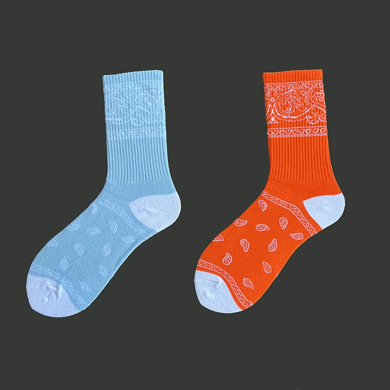 3 paare/schachtel Herren Socken grün trend ige Cashew blüte Hip Hop Dunk Bandanas lustige Socke Frauen Baumwolle af1 Kollokation 350 Geschenke – Detail 4