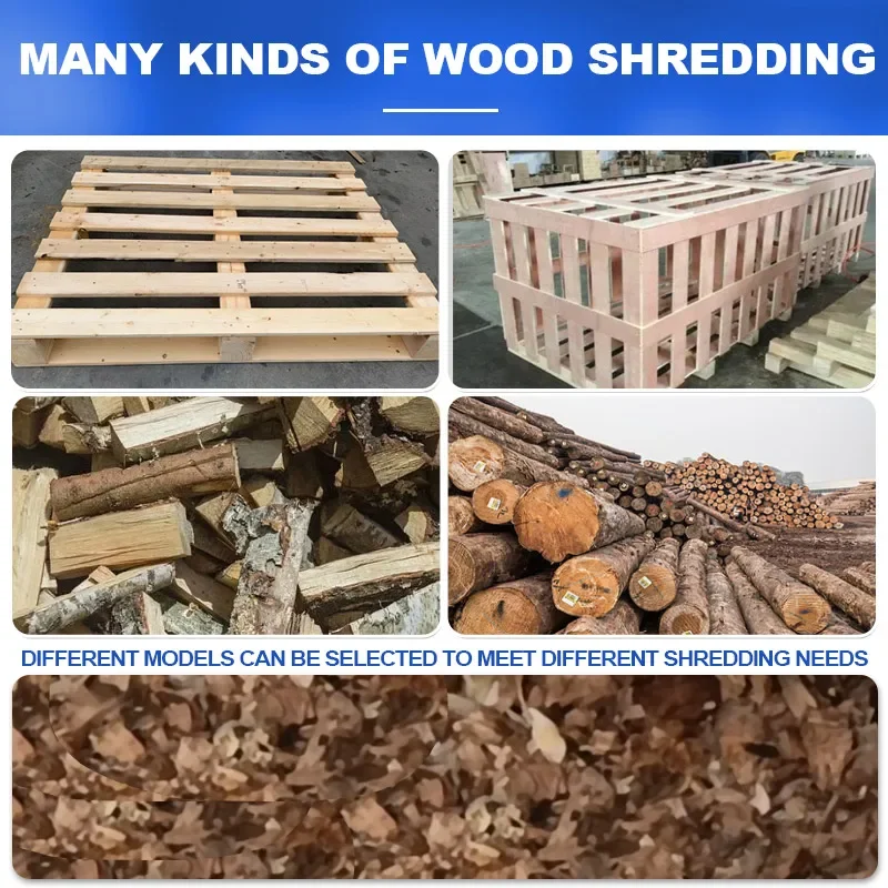 Powerful wood shredders Two Shaft Crusher Shredder for wood