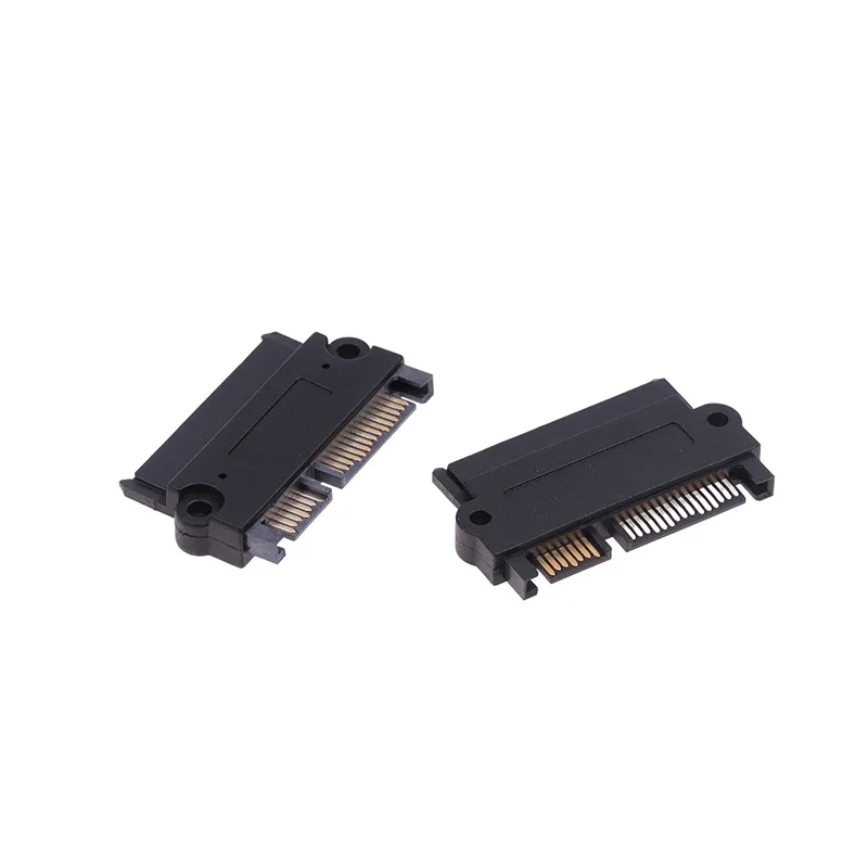 Adapter SAS na SATA 6 Gb/s SFF-8482, kąt 180 stopni, prosta głowica SFF-8482, wytrzymały, przenośny do PC, 1 sztuka