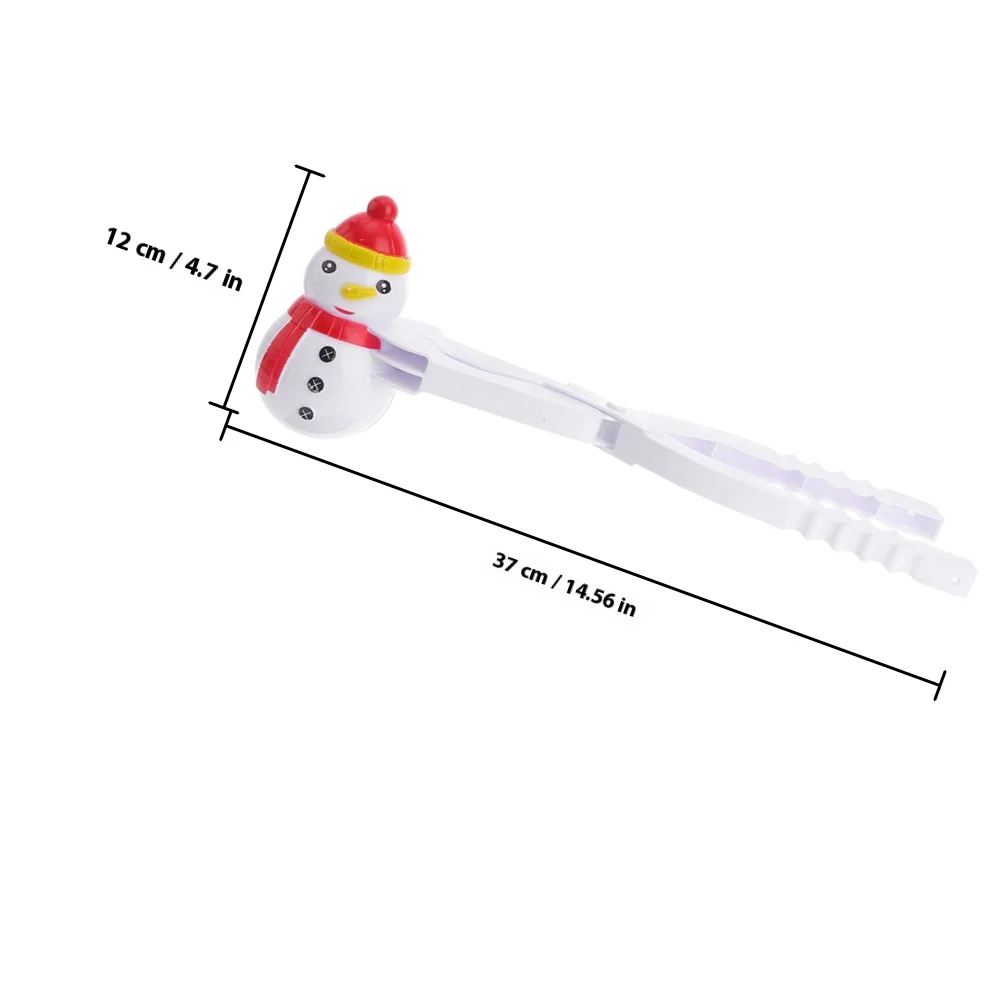 Moldes para Nieve, Arena y Barro con Forma de Muñeco de Nieve, 3 Piezas, Creativos, para Niños, con Mango Antideslizante, Herramientas de Juego Portátiles para Invierno