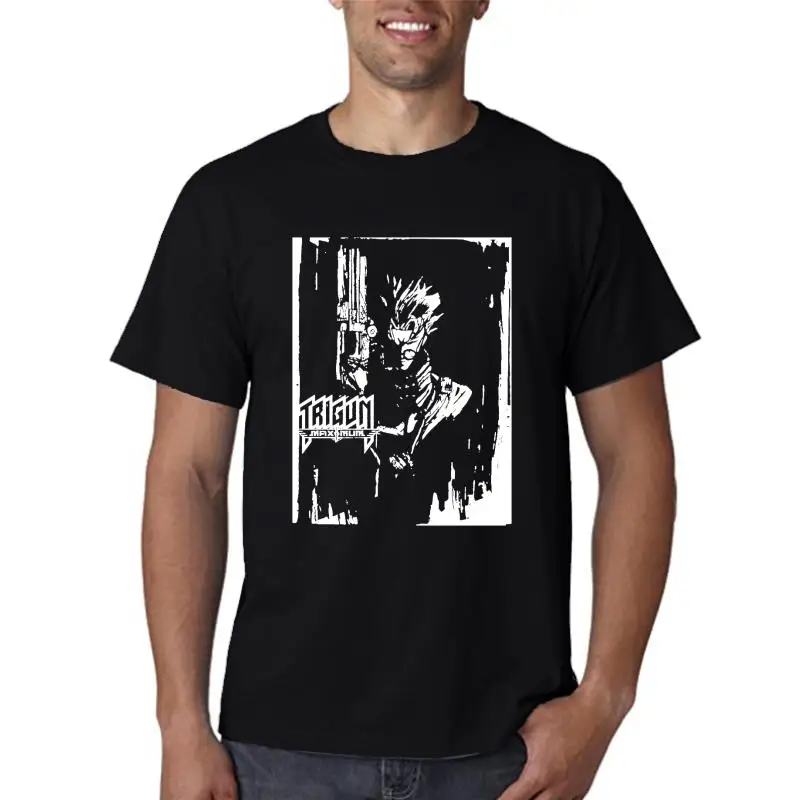 Trigun Maximum Anime Black T Shirt Tee Shirt Xs 2Xl 016109