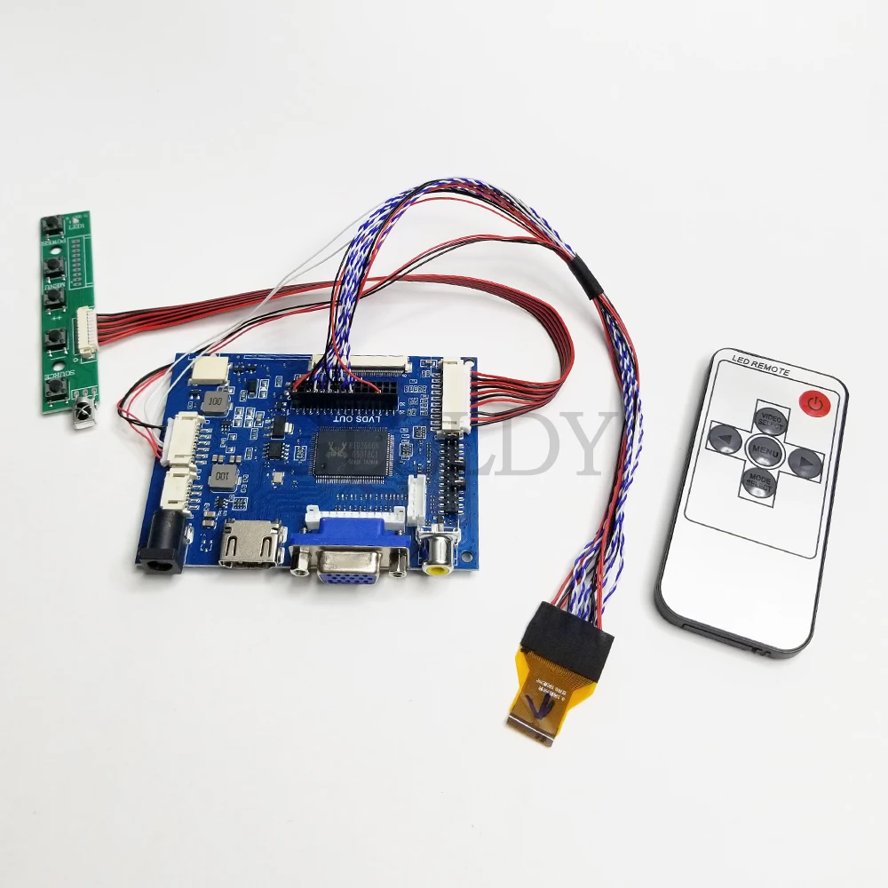 

Плата ЖК-контроллера для N070ICG-LD1 1280*800 FPC 39P 7-дюймовый IPS ЖК-экран драйвер панели HDMI + VGA + 2AV планшетный ПК DIY проекция