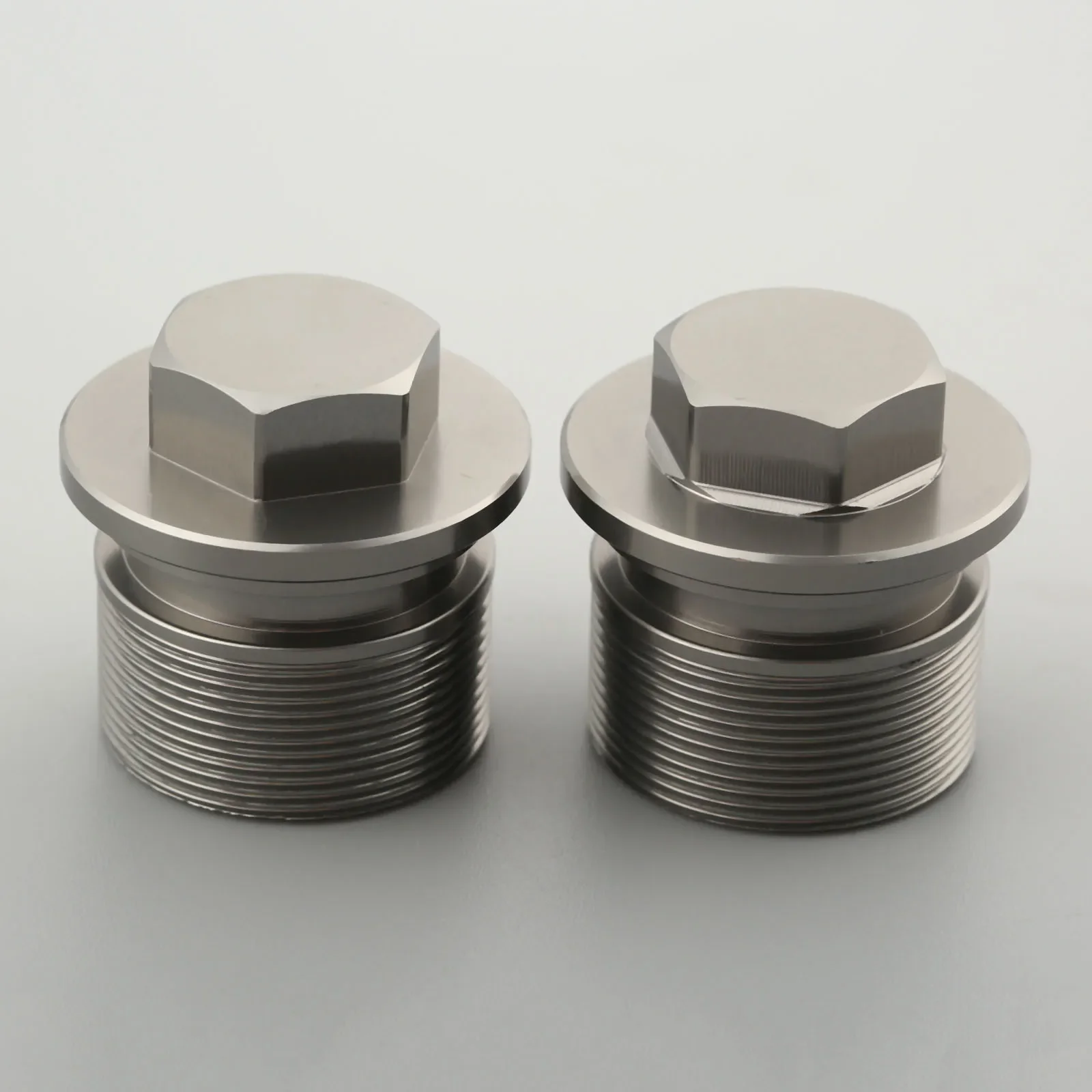 2Pcs(1 Pair) Motorcycle CNC Aluminum Front Shock Absorber Fork Screws Cap Cover Fit for Honda CBR 150/CBF 125,Gray/Orange Color - view 5