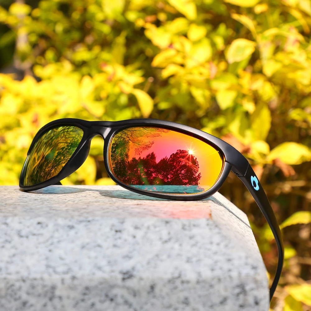 

KAROS Polarized Sunglasses for Men UV400 Protection Lightweight Frame Driving Fishing Golf Oval Fashion Sun Glasses Women