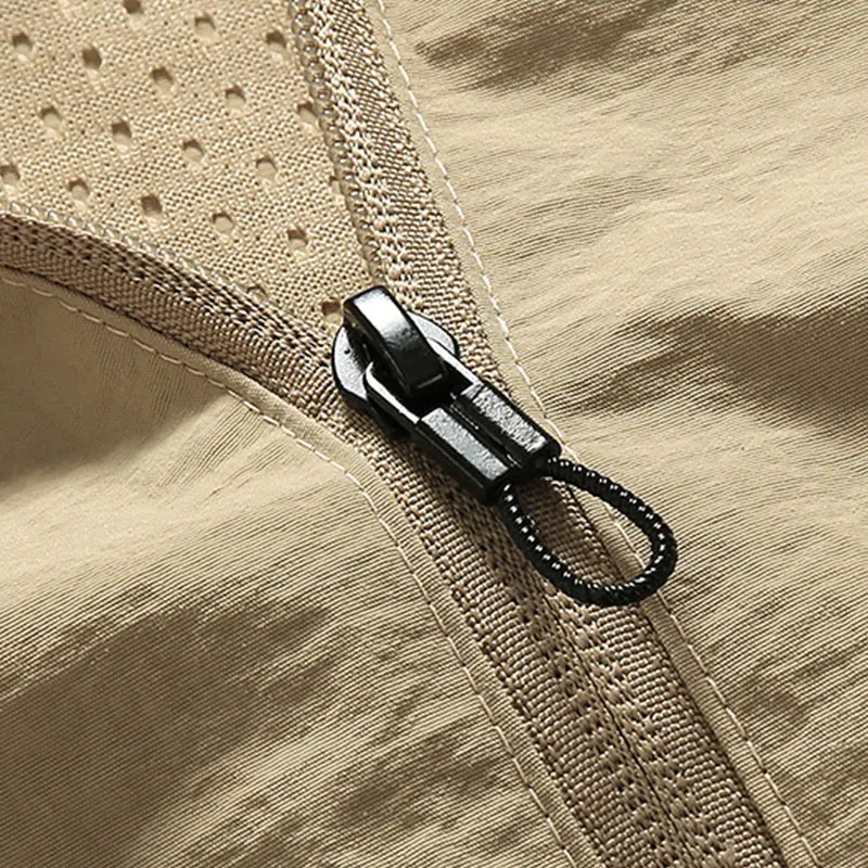 Autumn Breathable New Men's Jackets Outdoor Sports Loose Korean Casual Coat Man Stand Up Collar Classic Solid Color Windbreaker image 3