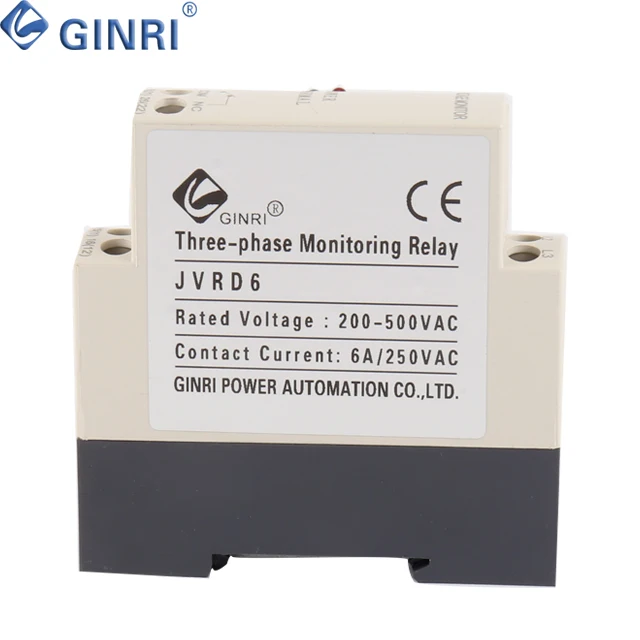 3PCS Phase Reversal And Phase Failure Relays RD6