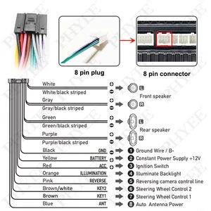 CAN BUS BUS BUS Decoder for Android Multimedia, RCA connector, 16 PIN Plug, Fiat Toro Adapter Cable, Strada, Mobi, Ducato, Egea 12 Main Sales Accessories Fiat Toro - №2
